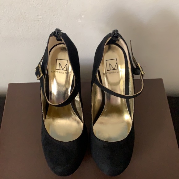 Black Material Girl Heels - Picture 10 of 11